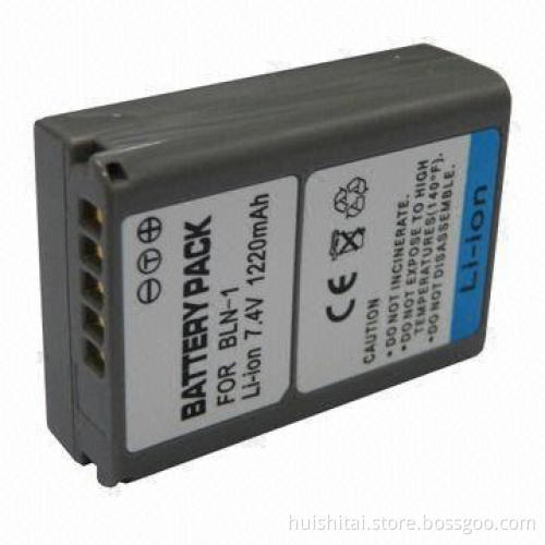 Battery for BLN1 Olympus Camera, with 7.2V Voltage7 and 1,220mAh Capacity